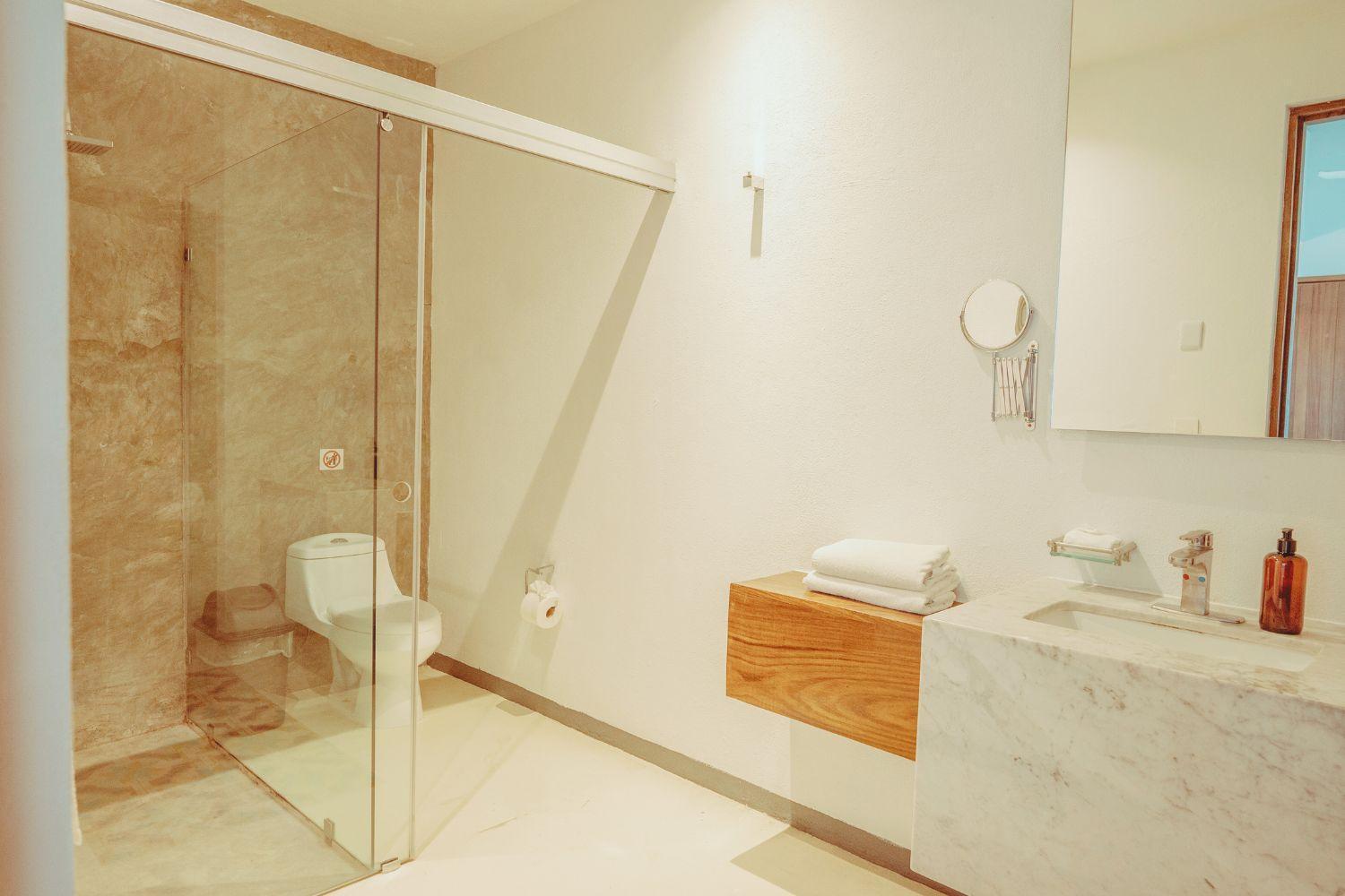 Casa Pepe Hotel Sayulita Exterior foto A bathroom with a shower enclosure